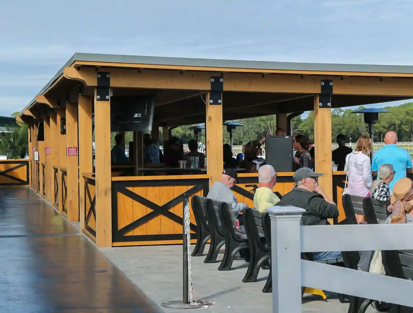 Entrance to The Sports. Gallery