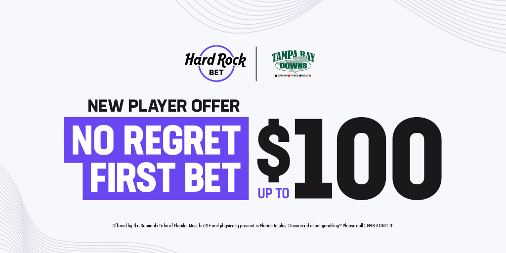 Hard Rock Bet and Tampa Bay Downs promo