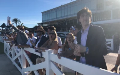 BORN 40 YEARS TOO LATE, COLLEGE CROWD STILL ENJOYS DAY AT THE RACES