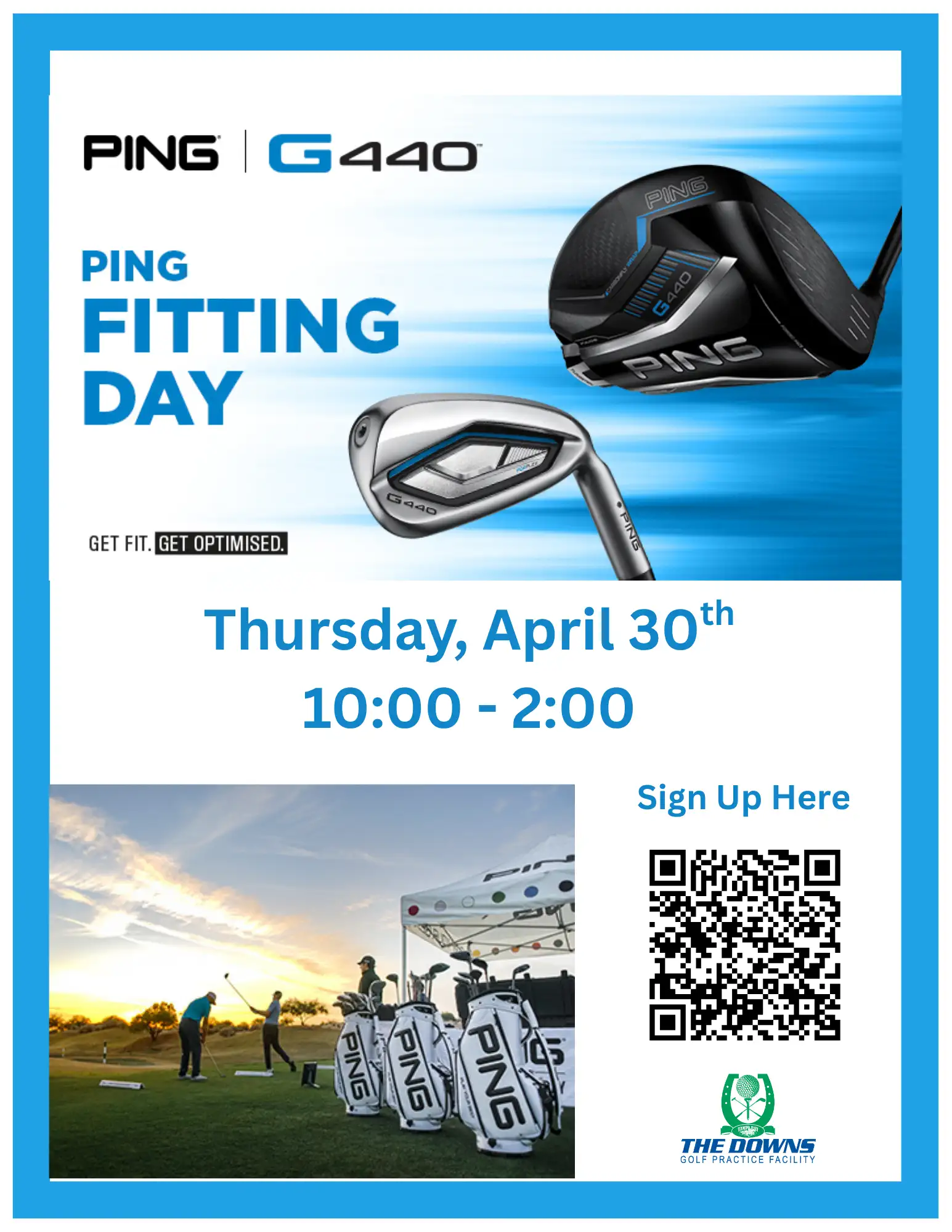 Callaway Golf Fitting Day Flyer