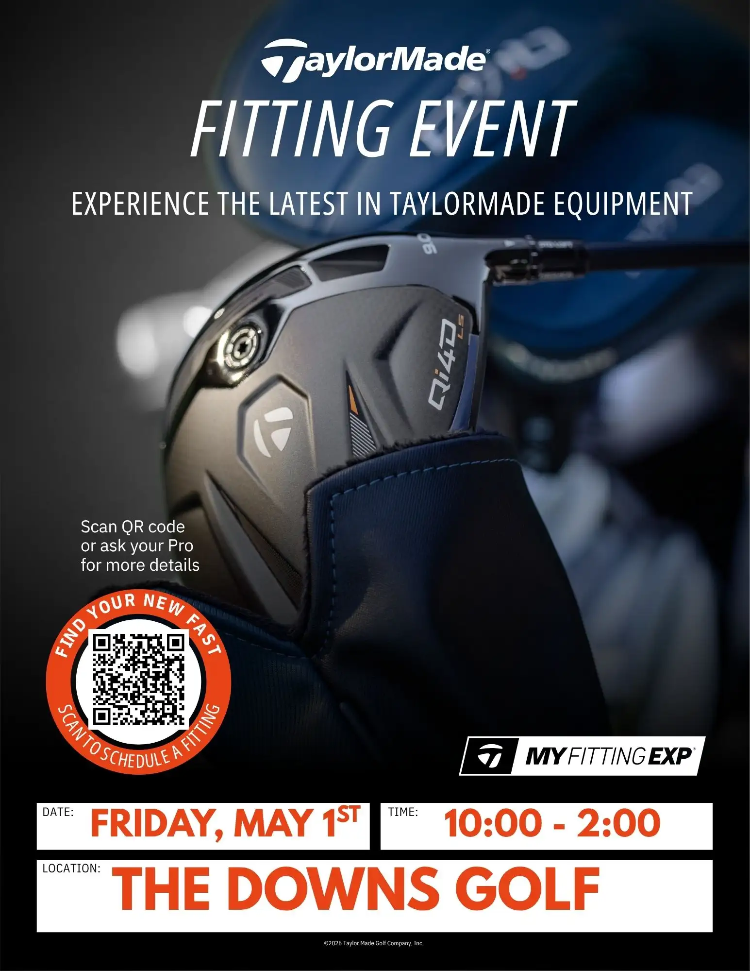 Callaway Golf Fitting Day Flyer