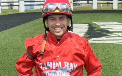 GADDIEL MARTINEZ MAKING MOST OF FIRST SEASON AT TAMPA BAY DOWNS, WINS MARTIN’S ITALIAN RESTAURANT JOCKEY OF THE MONTH